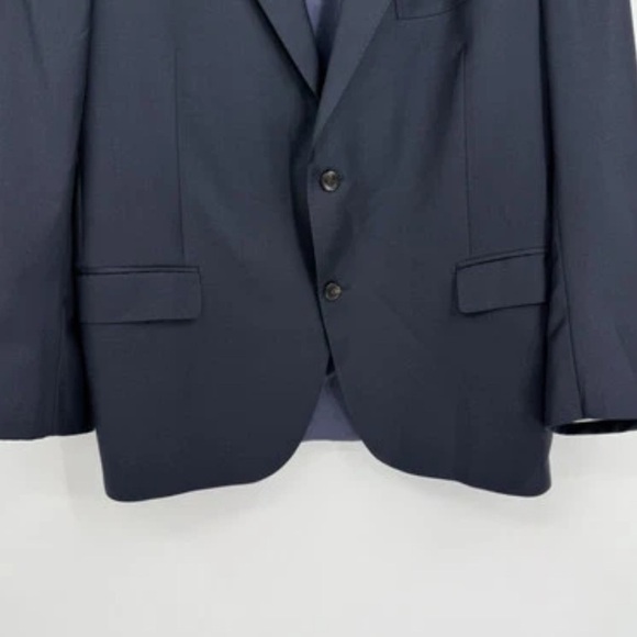Suitsupply Wool Vitale Barberis Canonico Napoli Blazer Size 48S Blue 2-Button - Picture 3 of 6